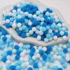 Poliéster Color Alta Elasticidad Pompon Bola de Felpa Pequeña Niños de Jardín de Infancia DIY Decoración Hecha a Mano Material Accesorios Pompon Pequeño