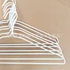 Percha Recubierta de Goma 3.8mm Alambre de Hierro Percha Tienda de Tintorería Percha Desechable Blanca Almacenamiento de Armario en Casa Colgante en Stock