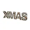 Iluminação Combinada de Letras de Natal Enfeites Lâmpada de Letra de Madeira Artesanato com Efeito Rústico Iluminação de Feriado