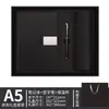 Conjunto de Presente de Caderno Transfronteiriço com Logo e Listras Verticais, Caderno para Escritório, Conjunto Criativo de Copo Térmico