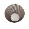 Fábrica de malla de filtro de líquido de aluminio/lámina de filtro de líquido de aluminio/malla de bloqueo de escoria en forma de abanico/malla a prueba de escoria de fundición/malla de filtro carbonizada