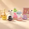 Acessórios de Avião Sanrio Eletrodepositados Desenho Animado Chaveiro de Resina 3D Pingente Brinquedo Fofo da Moda