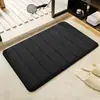Alfombra de piso de forro polar coral acolchada a rayas, felpudo absorbente para puerta de baño, alfombra de baño antideslizante Temu Amazon, directo del fabricante