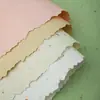 Papel de Pétalos Rasgado a Mano, Papel Dongba con Textura Hecho a Mano, Papel de Envoltura para Ramo de Flores, Papel de Envoltura Floral para Manualidades, Papel de Arte