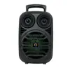 Altavoz Popular Transfronterizo de 6.5 Pulgadas y 8W, Ideal para Baile Cuadrado, Karaoke Bluetooth con Micrófono con Cable, Portátil