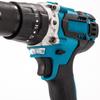 Taladro de impacto de motor sin escobillas de alta potencia de 13 mm de tres funciones, taladro eléctrico de litio portátil duradero y duradero, compatible con carga rápida
