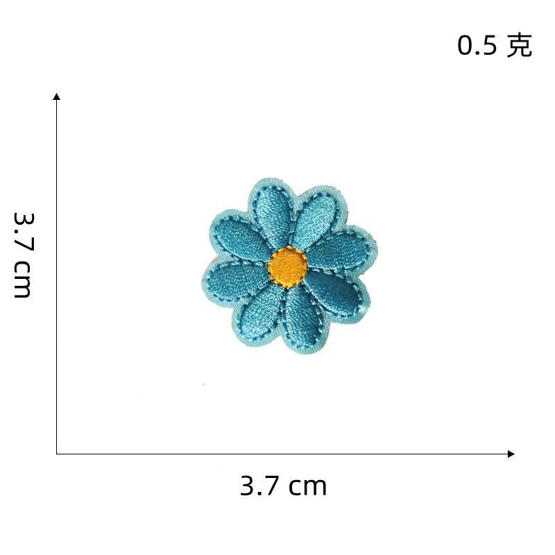 蓝花布贴