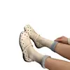 Sapatos femininos estilo francês com laço, sola grossa rasa, novo modelo de primavera com fivela, aumento interno de altura, design de bolinhas, adequados para combinar com saias, sapatos Mary Jane