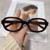 Óculos de Sol Hip-Hop da Moda Semelhantes ao Estilo de Influenciadores, Óculos de Sol Retrô com Armação Oval Europeia e Americana para Homens e Mulheres, Óculos de Sol Estilo Street