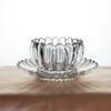 Com tigela de sobremesa de vidro tigela de frutas cristal transparente tigela de iogurte água com açúcar pó de gelo ninho de pássaro conjunto de tigelas tigela de lanche