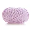 Bola de Nieve Chico Lindo Hecho a Mano DIY Tejido Chenilla Lana Gruesa Bufanda Tejida para Bebé Muñeca con Gancho Bolsa Hilo de Hielo