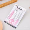 Herramientas para el Cuidado de las Uñas Cortauñas de Acero al Carbono Empujador de Cutículas Set de Tarjeta de Succión Herramientas de Manicura Tijeras para Uñas Fabricante Venta al Por Mayor