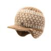 Sombreros de Otoño e Invierno para Mujeres de Mediana Edad y Mayores, Sombreros de Madre, Forrados de Felpa, Engrosados, Cálidos, Protección para los Oídos, Protección contra el Frío, Sombreros de Lana Tejidos para Señoras Mayores