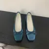 Altura Interna damasco Sapatos de Camada Única Femininos Chegada Nova da Primavera Sapatos Suaves Retrô Casuais Sapatos Ballet Pisantes de Sola Grossa