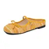 Sandálias Francesas de Solado Plano para Uso Externo, Combinadas com uma Saia, Slip-Ons Trançados com Laço, Meias Pantufa Fechadas Confortáveis e Delicadas para Mulheres
