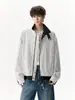 Chaqueta Harrington Reversible de Rayas para Hombre 2026 Otoño Holgada Marca de Tendencia de Alta Gama Rogue Chaqueta Casual Atractiva