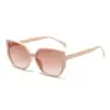 Gafas de Sol de Marco Grande para Mujer Celebridad de Internet Sensación de Alta Gama Hace que la Cara Parezca Más Pequeña Gafas de Sol Multicolor Protección UV de Verano Gafas de Sol de Protección Solar