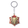 Venta Caliente Comercio Exterior Europeo y Americano Merchandising de Películas Mascara de Spider-Man Logo Llavero Colgante de Collar de Aleación