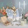 Letrero de Decoración de Boda de Mariposa de Madera Transfronterizo, Adornos para Firma de Invitados, Caja de Madera Pequeña con Mensaje de Amor Creativo, Manualidades para Decoración de Fiesta