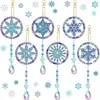 Pintura de Diamante 5D Sino de Vento Pingente DIY Acessórios de Pintura de Diamante Decoração de Diamante Acrílica Dupla Face Amazon Transfronteiriço