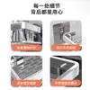 Estante Cuadrado para Baño de Aluminio Espacial, Estante de Almacenamiento Montado en Pared sin Taladro para Baño, Inodoro y Cocina