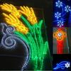 Poste de iluminação pública LED de milho, iluminação para festival, decoração de rua da cidade, poste de iluminação pública criativo e colorido
