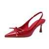 Sandalias de Moda Nuevas para Mujer Primavera 2026, Tacones Finos, Zapatos Cómodos sin Cierre de Punta Cerrada, Tacón de Goma con Punta Puntiaguda