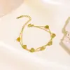 Collar de acero de titanio transfronterizo europeo y americano al por mayor versión coreana de doble capa con borla de amor personalidad simple moda cadena para la clavícula Joker para mujer