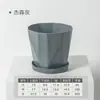 Bacia de madeira Rede vermelha resina criativa Planta verde Suculenta vaso de plástico plástico Nórdico simples diâmetro grande Tamanho grande fabricante