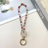 Pulseira Curta de Corrente com Fivela Redonda Totalmente Cravejada de Diamantes em Formato de Borboleta Criativa e Luxuosa para Mulheres, Portátil, Anti-Queda, Estilo Versátil