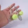 Colgante de Mini Tenis Mismo Estilo Transfronterizo Llavero Conmemorativo de Evento Deportivo Juguete Modelo Mini Tenis