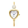 Reloj de Bañera Sunlifex para Mujer, Bisel de Diamante Color Oro Rosa, Lujo Ligero, Sensación de Alta Gama, Diseño de Nicho, Reloj con Pulsera Ovalada