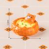 Micropaisaje, simulación creativa, comida y juego, animales, postre, pan, tarta de huevo, decoraciones DIY, accesorios colgantes, mini adornos pequeños