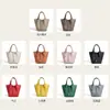Bolsa Tote de Couro Novo Estilo Versátil Feminina Couro Genuíno Simples 2026 Estilo Balde para o Trabalho de Alto Padrão Preto