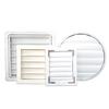 [Fabricante profesional] Persiana de plástico, accesorios para ventiladores de ventilación exterior industriales y agrícolas, persiana de PVC