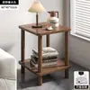Mesa Pequeña Simple Casa de Alquiler Mesa de Centro Pequeña Sala de Estar Mesa Auxiliar para Sofá Mesa Cuadrada Pequeña Dormitorio Estante de Almacenamiento para Mesita de Noche