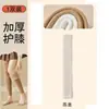 Meias 3/4 para Mulheres no Outono e Inverno com Forro de Lã e Espessadas de Tubo Longo Aquecidas para Pernas Coberturas de Joelho Imitação de Caxemira Lã Sintética Meias Acima do Joelho