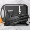 Cuchillo Personalizado Set de Cuchillos de Acero Inoxidable Cuchillo de Chef Cuchillo de Cocina Yangjiang Pelador de Melón Tabla de Cortar Set de Cuchillos Combinado Regalo