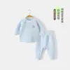 Conjunto de Roupa Íntima, Pijama de Bebê Outono e Inverno, Roupa Base Outono, Roupas para Recém-Nascidos, Moderno