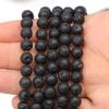 Venta directa de fábrica 5A cuentas de piedra volcánica natural cuentas semiacabadas con cuentas accesorios de joyería DIY explosiones transfronterizas