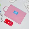 Lecai Bolsa para A4 com Classificação Bolsa Escolar Grande Capacidade Portátil Bolsa para Documentos Impermeável Tecido Oxford Bolsa para Provas Maquiagem