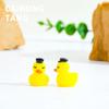 Patito 3D Colorido con Sombrero Negro Accesorios DIY Partes de Animales Materiales Figuras de Patos 3D Venta al por Mayor