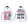 Sudadera con Estampado Retro Street Rock de Moda Hellstar de Manga Larga para Hombre y Mujer Corte Holgado