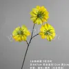 Yellow Artificial Flower Bouquet Wedding Scene Rose Butterfly Orchid Floral DIY Materials Decoration Props