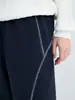 Calça de Moletom Yutang com Caimento em Tecido de Camada de Ar e Design Estruturado, Calça Casual Esportiva de Perna Reta Solta para Homens e Mulheres, Nova Coleção Outono/Inverno