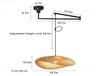 Lámpara de Araña Ajustable Estilo Escandinavo Moderno Minimalista Restaurante Barra Mesa Dormitorio Plegable Telescópica Cambio Modelado