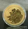 Medalha comemorativa estilo chinês Rio Dahao Montanhas Flor Nacional Peônia de Luoyang artesanato em metal atividades de viagem pequenos presentes