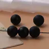 Ágata Roja del Sur Natural Cuentas Sueltas con Patrón de Llama en Rojo Caqui, Pulsera Hecha a Mano DIY Cuentas Redondas Semiacabadas Accesorios de Joyería Venta al por Mayor