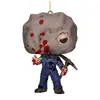 Decoraciones Creativas de Personajes de Películas de Terror de Halloween Calabaza Plana Acrílica Decoraciones Colgantes Colgante para Fiesta