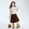 Suéter de Punto Tutu Elefantito para Niñas 2026 Otoño/Invierno Nuevo Ropa Interior de Invierno para Niños Suéter Grueso para Niños